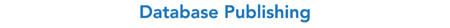 Database Publishing