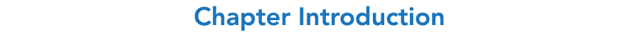 Chapter Introduction