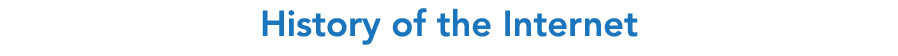 History of the Internet