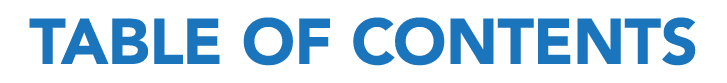 TABLE OF CONTENTS